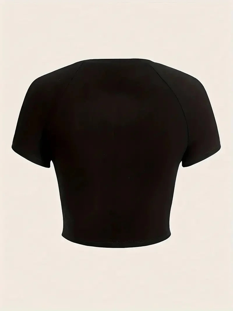 Cropped Monograma - Estilo Y2K