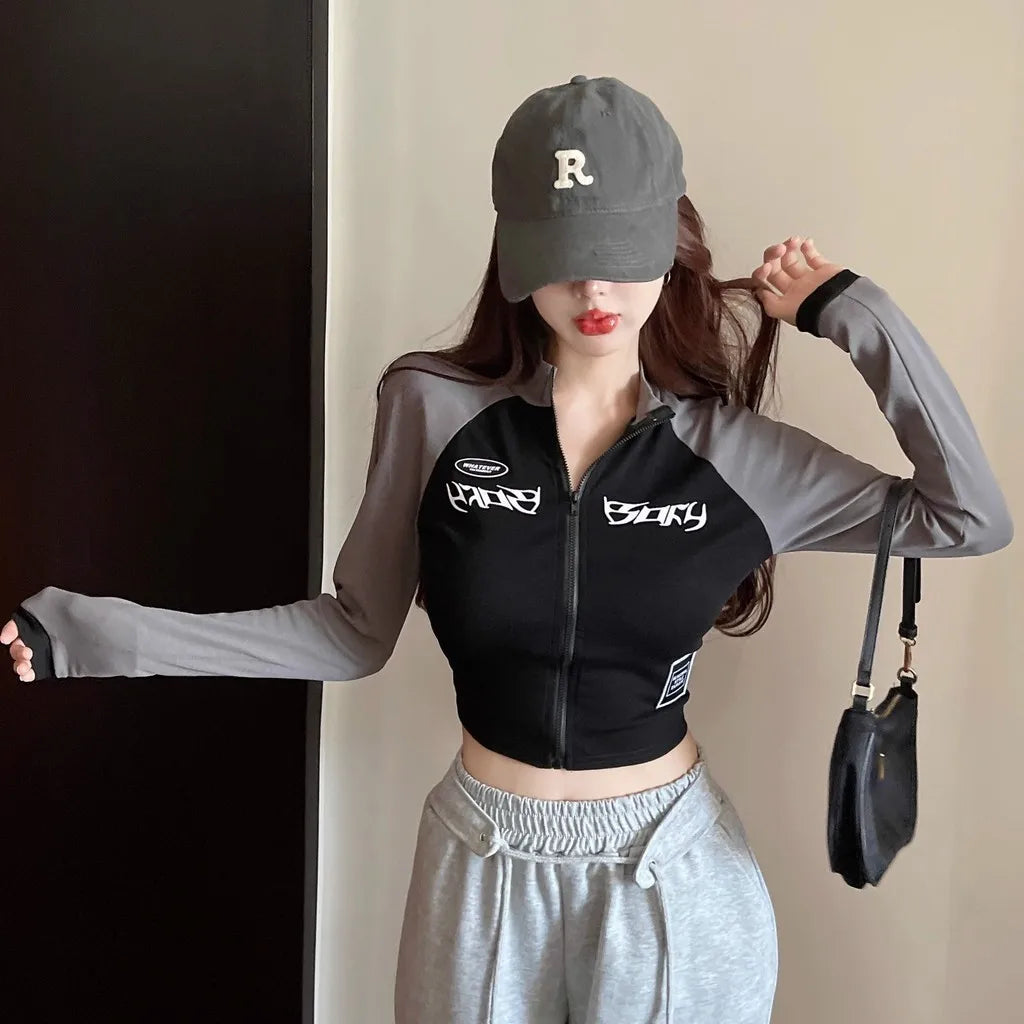 Cropped Moto Retro - Estilo Y2K