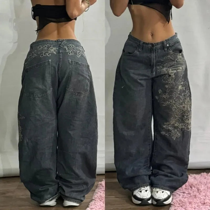 Jeans Feminino – Cintura Alta Y2K