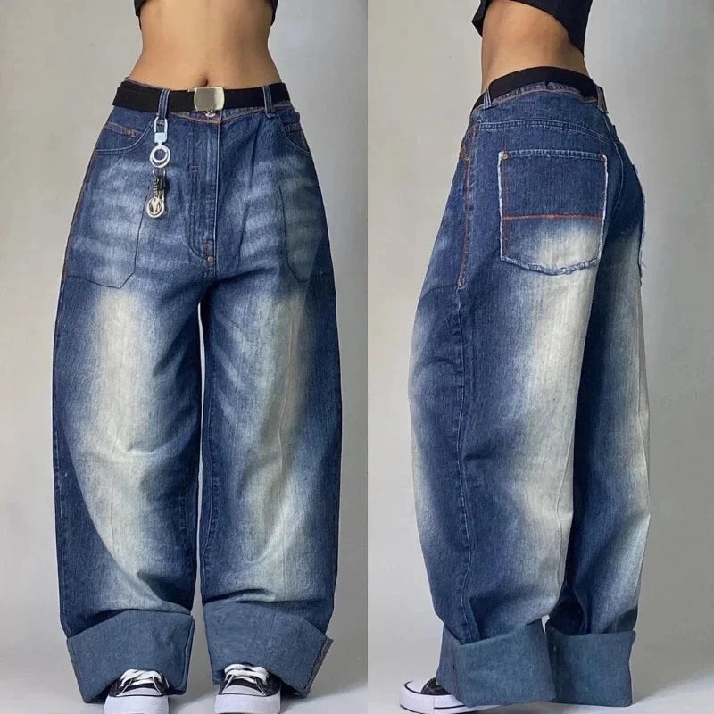 Jeans Feminino – Cintura Alta Y2K