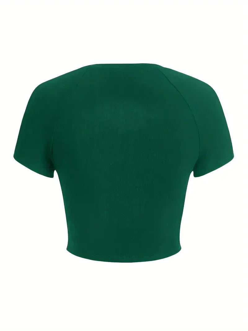 Cropped Monograma - Estilo Y2K