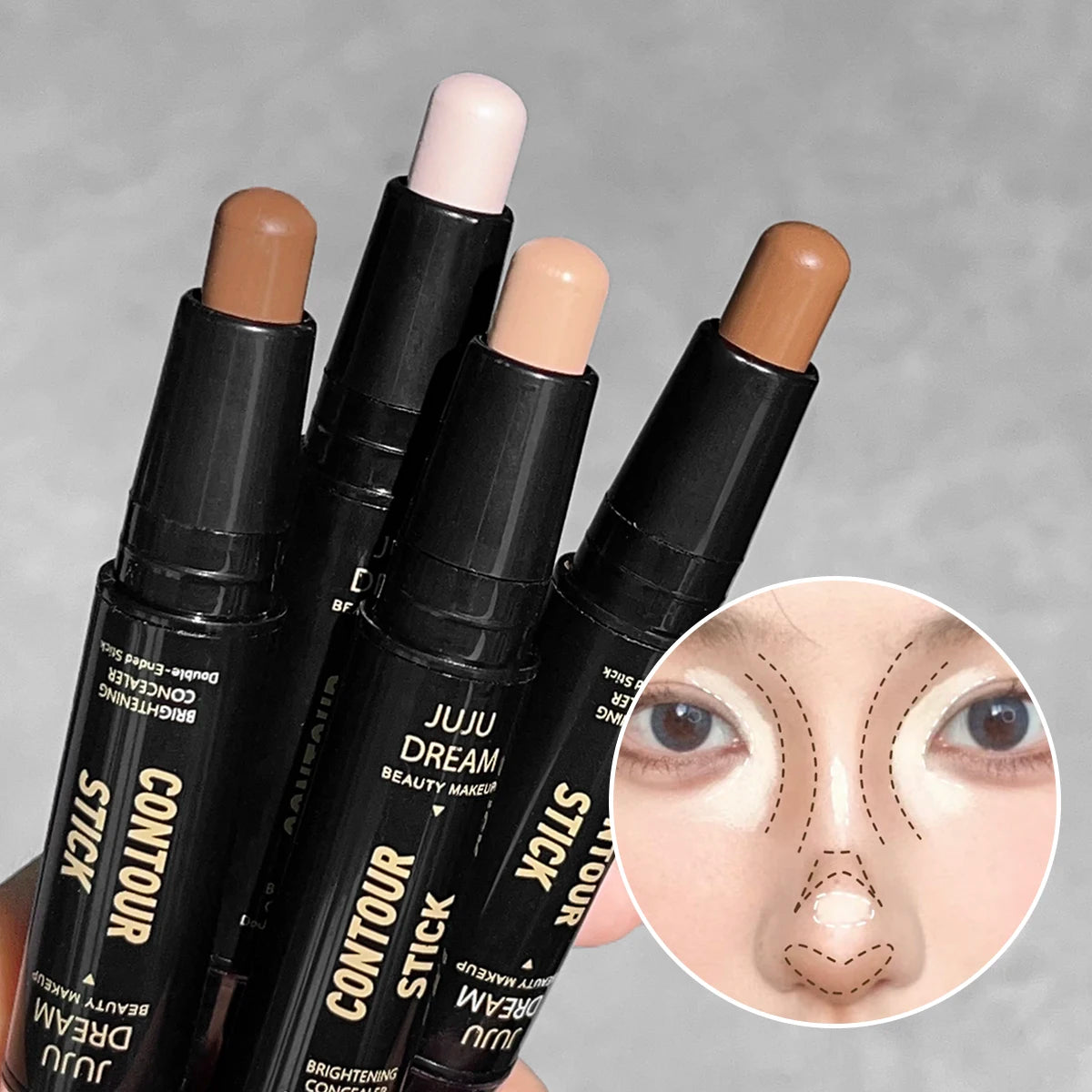 Pincel Contorno Dupla Face – Ilumine e Modele