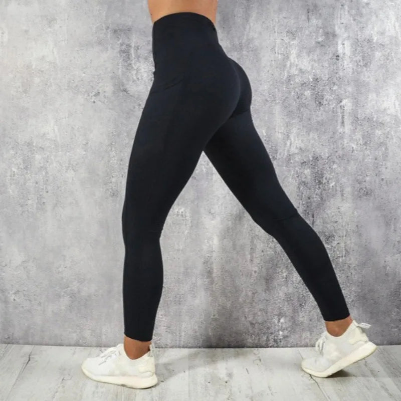 Legging Feminina Alta Cintura – Modeladora com Bolso