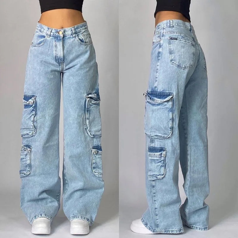 Jeans Feminino – Cintura Alta Y2K