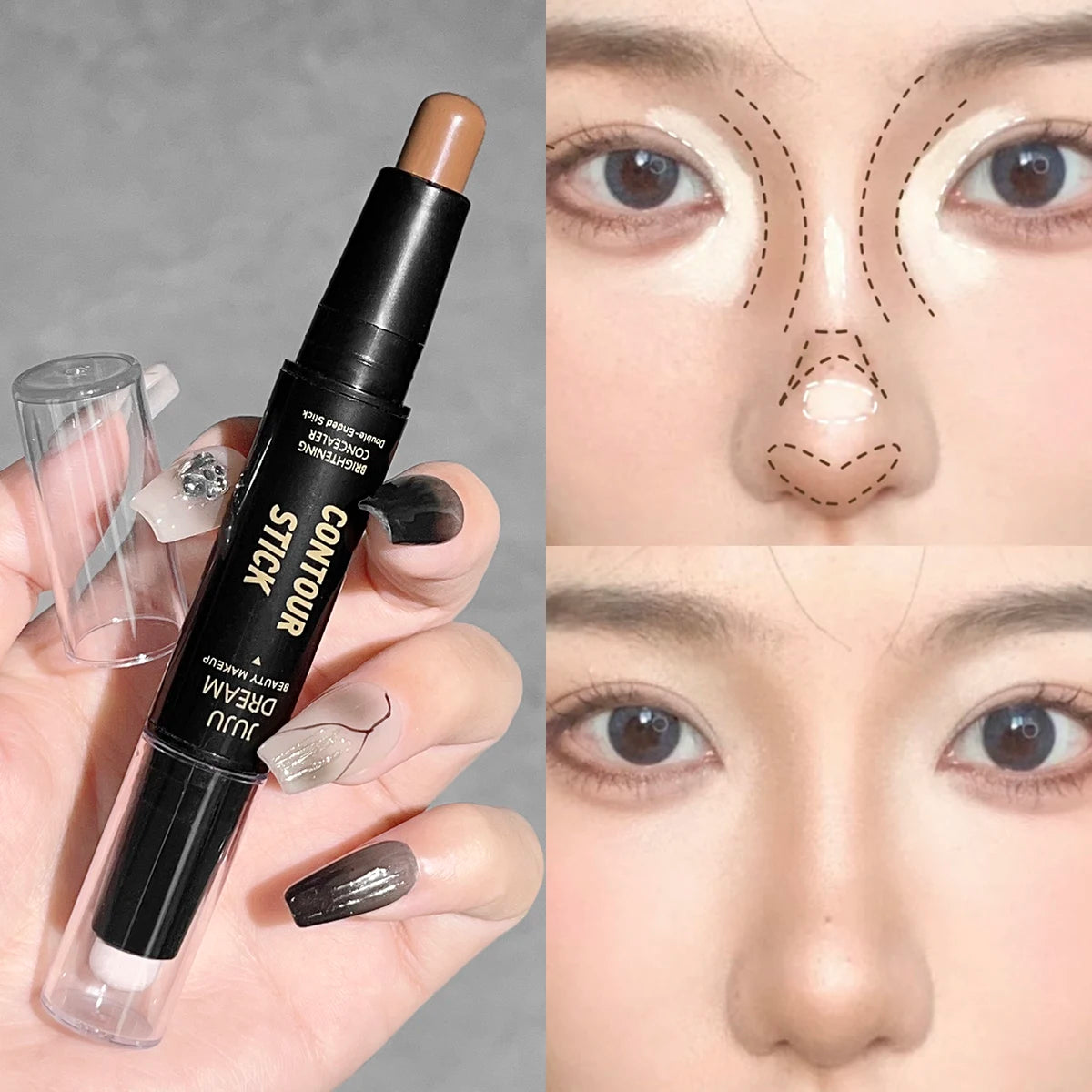 Pincel Contorno Dupla Face – Ilumine e Modele