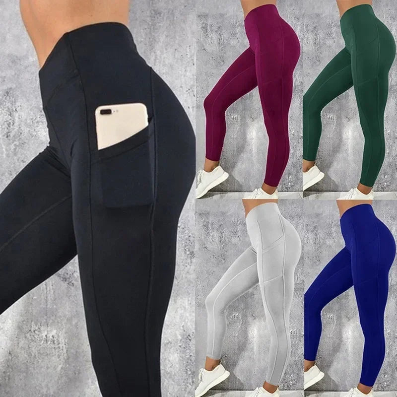 Legging Feminina Alta Cintura – Modeladora com Bolso