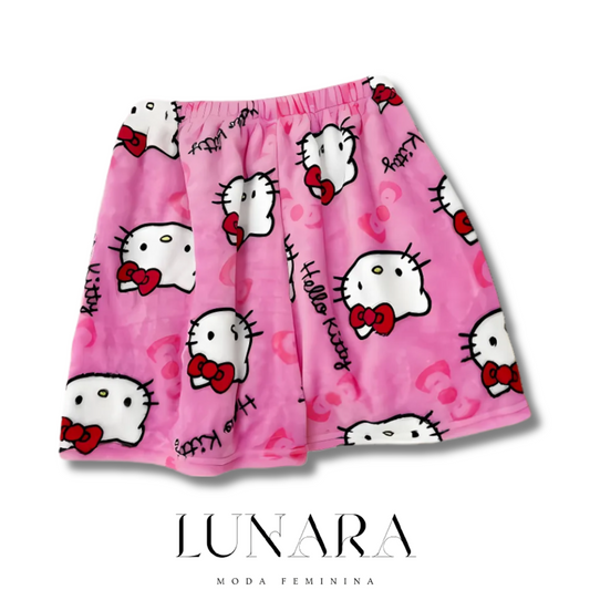 Calções de Flanela – Hello Kitty Pijama