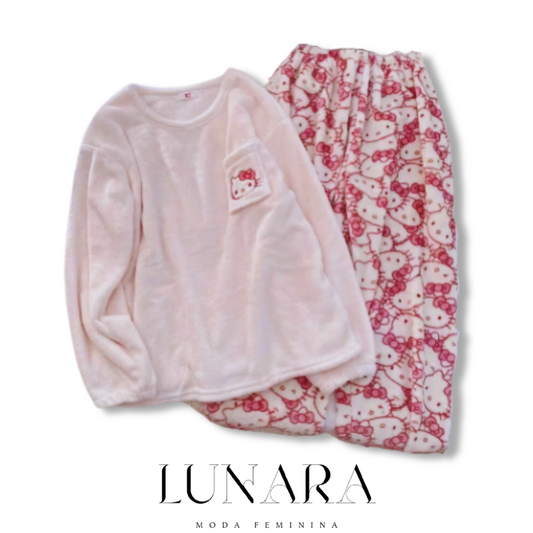 Pijama Feminino Hello Kitty – Conforto e Aconchego