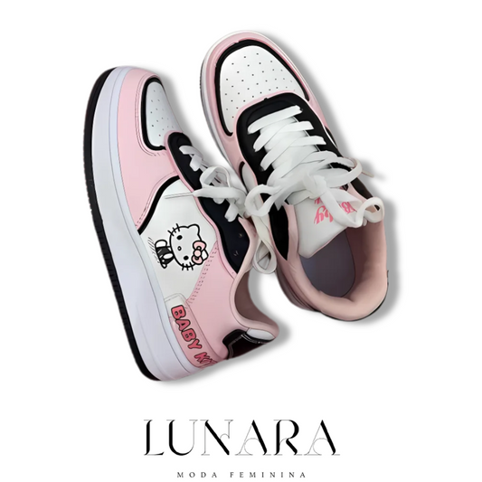 Tênis Feminino Hello Kitty – Charme e Conforto