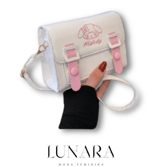 Bolsa Crossbody Kuromi – Pequena e Estilosa