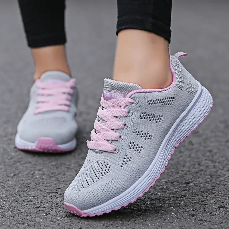Tênis Feminino Mesh Casual – Leveza e Estilo