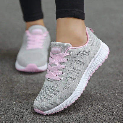 Tênis Feminino Mesh Casual – Leveza e Estilo