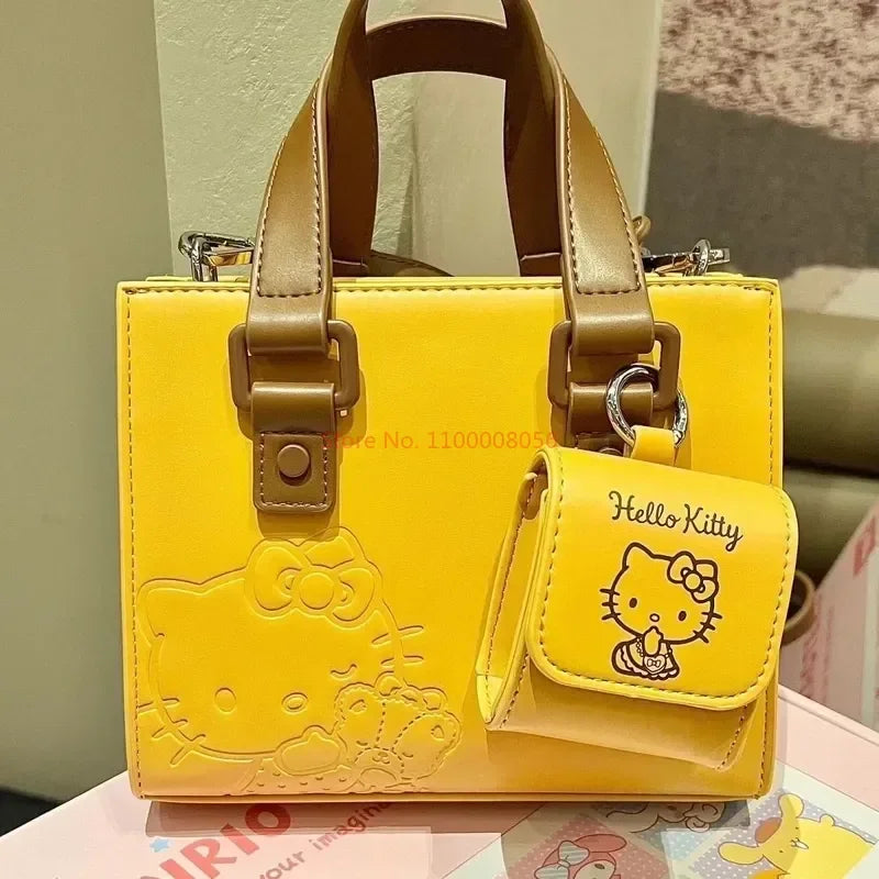 Bolsa Crossbody Hello Kitty Textura Premium
