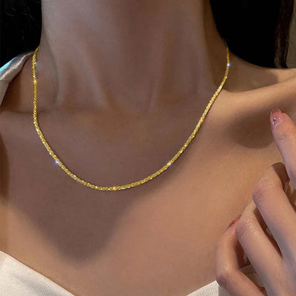 Colar Feminino Prata – Choker Estilo Coreano