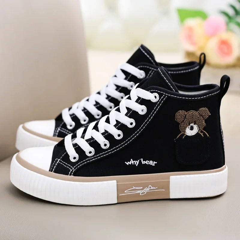 Tênis Feminino Canvas High Top – Estilo e Conforto
