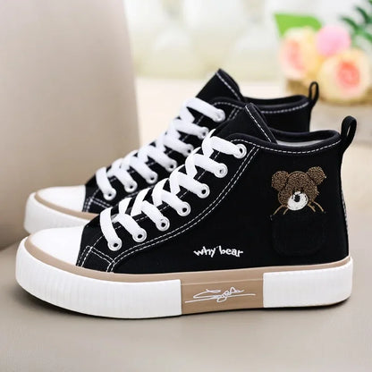 Tênis Feminino Canvas High Top – Estilo e Conforto