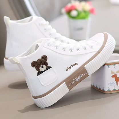 Tênis Feminino Canvas High Top – Estilo e Conforto
