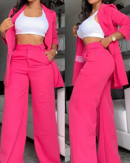 Conjunto Feminino Blazer e Calça – Elegância no Trabalho