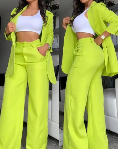 Conjunto Feminino Blazer e Calça – Elegância no Trabalho