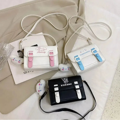 Bolsa Crossbody Kuromi – Pequena e Estilosa