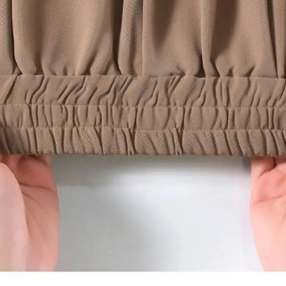 Calça Feminina Pantalona Preta – Alta Cintura e Corte Retilíneo
