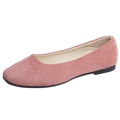 Sapato Feminino Suede Square – Elegância e Conforto