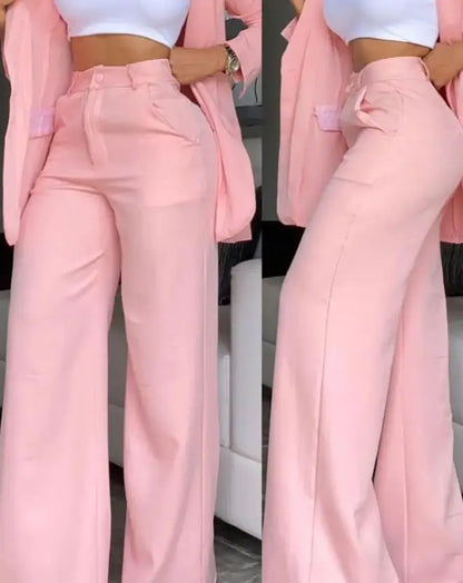 Conjunto Feminino Blazer e Calça – Elegância no Trabalho