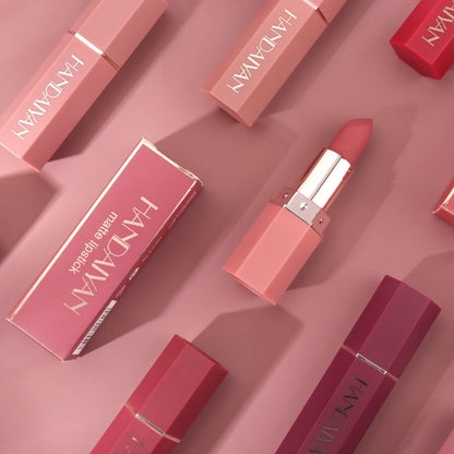 Kit de Batons Matte 6 Cores – Longa Duração e Acabamento aveludado