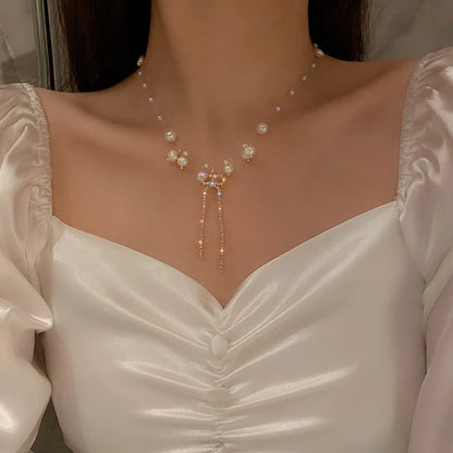 Colar Feminino Prata – Conjunto 3 Peças com Pingente Duplo