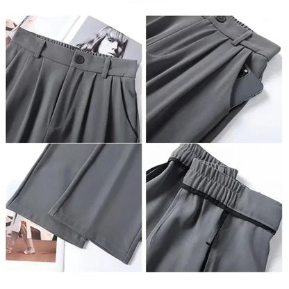 Calça Feminina Baggy – Alta Cintura e Perna Larga Estilo Mom