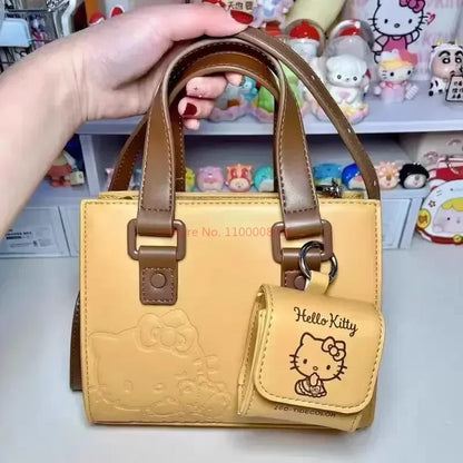 Bolsa Crossbody Hello Kitty Textura Premium