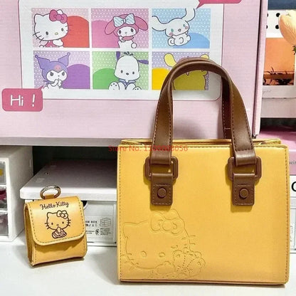 Bolsa Crossbody Hello Kitty Textura Premium