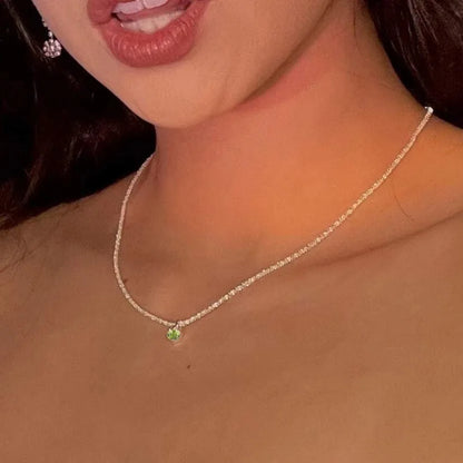 Colar Feminino Prata – Choker Estilo Coreano