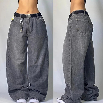 Jeans Feminino –  Cintura Alta Y2K